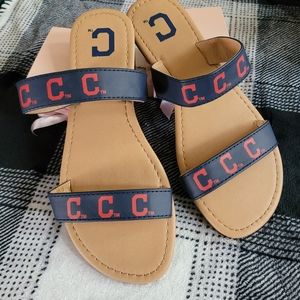 Women's Cleveland Logo Baseball Sandals